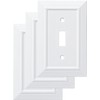Franklin Brass Classic Architecture (3-Pack) Decorative Light Switch Cover Wall