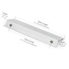 Rergy 10 Pack 5 INCH Cabinet Pulls Brushed Nickel Finger