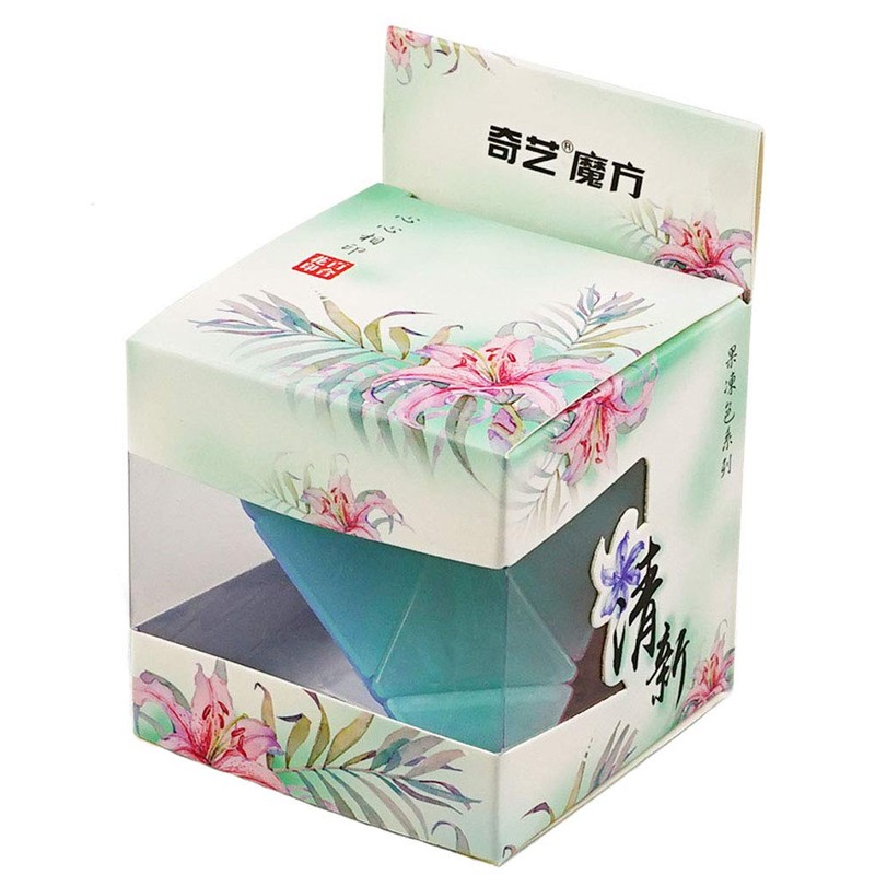 TANCH QIYI Jelly Pyramid Speed Cube 3X3 Transparent Triangle Magic