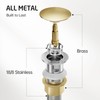 KES Sink Drain without Overflow Anti Clogging Pop Up Drain