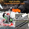 Viswiker 360 Degree Kayak LED Lights with Retractable Pole and