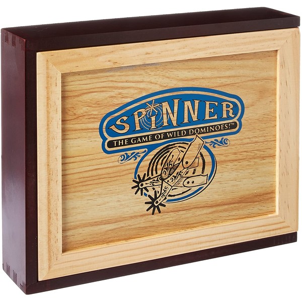 Spinner: The Game of Wild Dominoes (Wooden Box)
