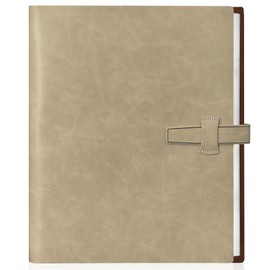 Miaikoe Photo Album 6x4 320 Photos, Leather Cover Album with 20PCS Kraft Writing Paper Scrapbook Holds 320 10x15cm Vertical Photos for Family Wedding Baby Graduation (Beige)