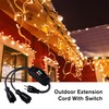 Makevivi 2 Way Extension Cord with On/Off Switch 3 Prong