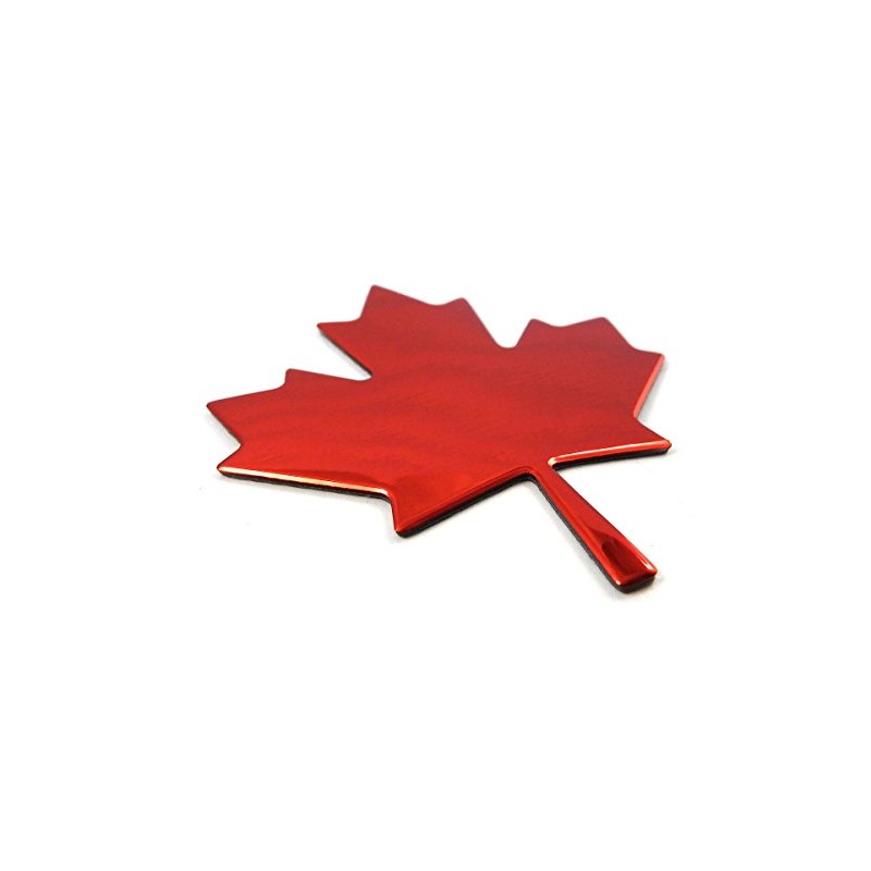 Maple Leaf Canada RED Finish Decal Emblem 3D Sticker car