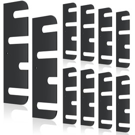 MorningRo 10 Pcs Door Hinge Shims Stainless Steel Metal Shims Coated Finish Hardware Door Hinge Shim Adjustable Repair Kit (4 Inch,Classic)