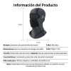 2 Pack Balaclava Negro Unisex Pasamontañas Térmico Uv+ Moto