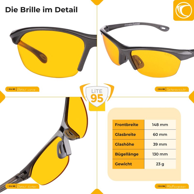 PRiSMA MURNAU LiTE Blue Light Filter Glasses - Eye-Friendly Screen