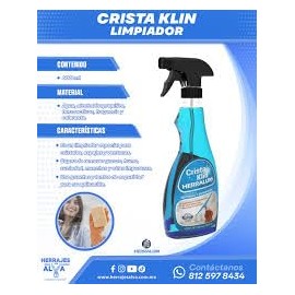 CRISTA KLIN LIMPIADOR DE CRISTALES Y SUPERFICIES HERRALUM