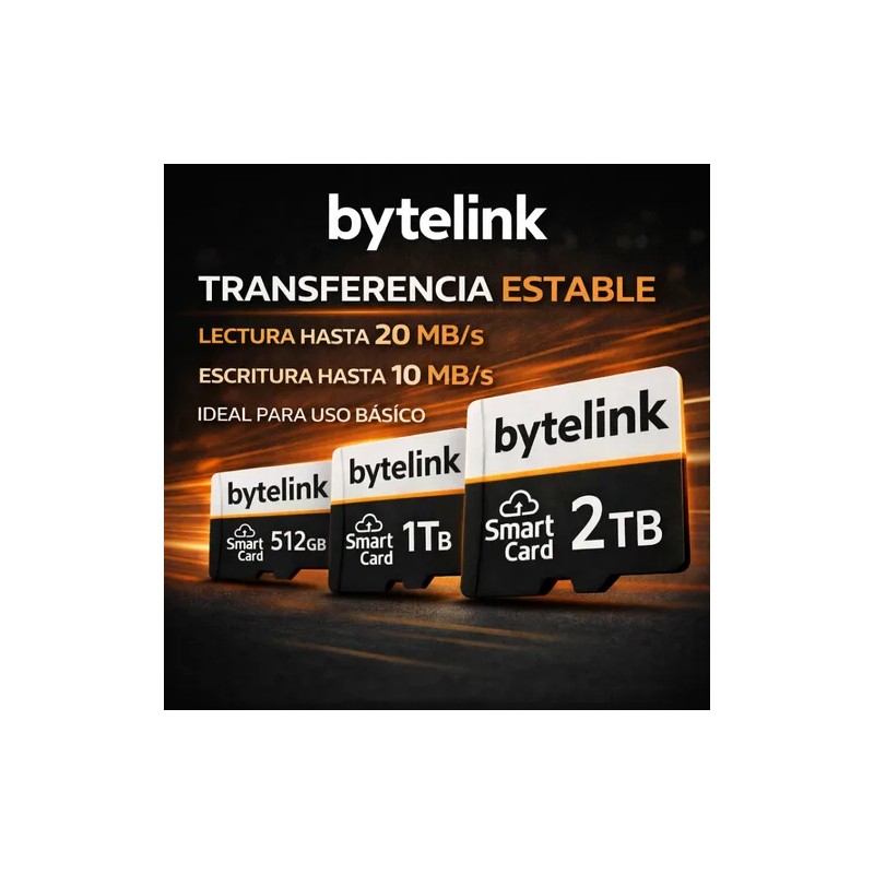 Microsd 1tb Bytelink Smart Card Mas Espacio Para Celular