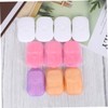 GANAZONO 10 Boxes Portable Disposable Soap Flakes Mini Soap Paper