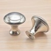 Acero Inoxidable Pomo de Armario Plata 20 Piezas Redondo