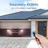 Pack of 3 433 MHz Remote Control Garage Door, Remote