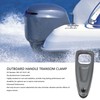 Aluminum Outboard Motor Transom Clamp, Marine Handle Transom Clamp, Outboard