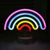 Cute LED Rainbow Neon Sign Light Lamp for Home Dorm