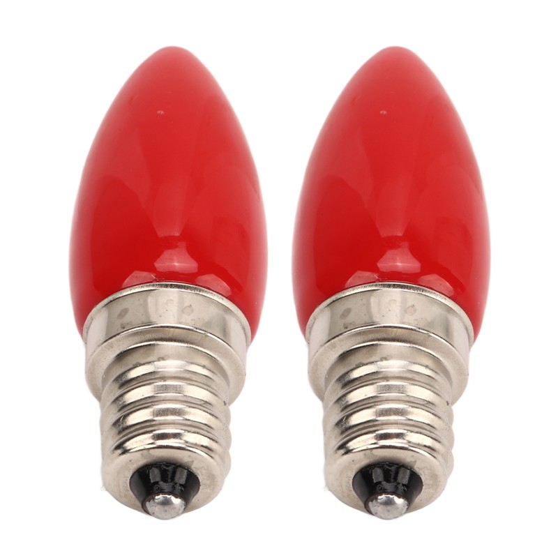 2PCS E12 4LEDS SMD2835 Candelabra Bulb 220V 1.5W Glass Chandelier