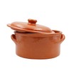 Handmade Traditional Portuguese Pottery Clay Terracotta Cazuela Cooking Pot With