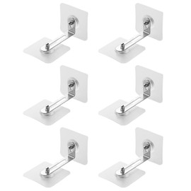 Zhenghebuy 6 Pairs of Furniture Wall Anchors, Wall Mounting Cabinet, Tilt Protection Furniture Wall Anchor, Tilt Protection Furniture for Toddlers, Furniture Wall Anchor, Removable Furniture Anchor