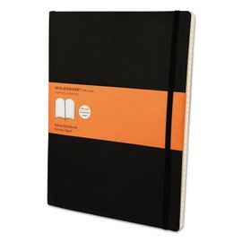 Moleskine MSX14 Classic Softcover Notebook Ruled 10 x 7 1/2 Black Cover 192 Sheets