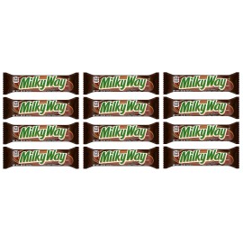 Mars MILKY WAY Milk Chocolate Single Size Candy Bars 1.84 oz.  (Choose From: 6 Or 12) - 12 Bars