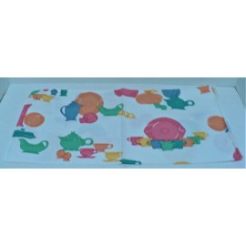 FIESTA VINTAGE SHAPES CLOTH NAPKINS: Set Pastel Colors "New 1996 Original Stock"