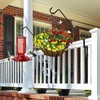 Biubee Deck Bird Feeder Hanger for Railing- 2Pack Heavy Duty