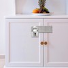 2Pcs Stainless Steel Gate Lock Hasp, Safety Packlock Clasp Lock