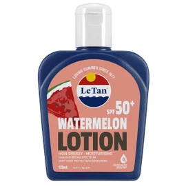 Le Tan SPF50+ Sunscreen Lotion, Watermelon Sunscreen, UV Protection, Skin Care, Moisture, Formulated with Ingredients, Made in Australia, 4.2 fl oz (125 ml), 4.2 fl oz (125 ml) (x 1)