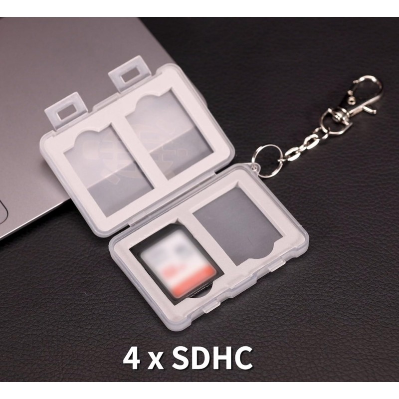 Flashwoife, 4 x SD SDHC Storage Memory Card Case Box
