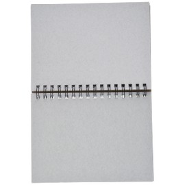 Strathmore ST412-105 Spiral Toned Sketch Book 5.5" x 8.5", Gray, 50 Sheets