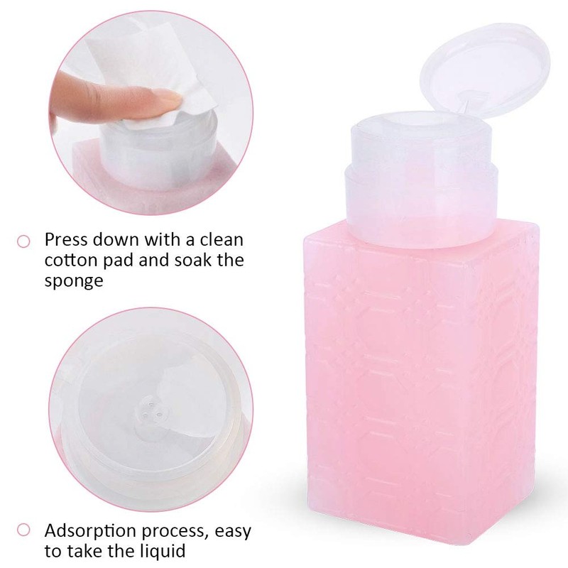 Pump Dispenser, 250 ml Portable Empty Liquid Pump Bottles, Lotion
