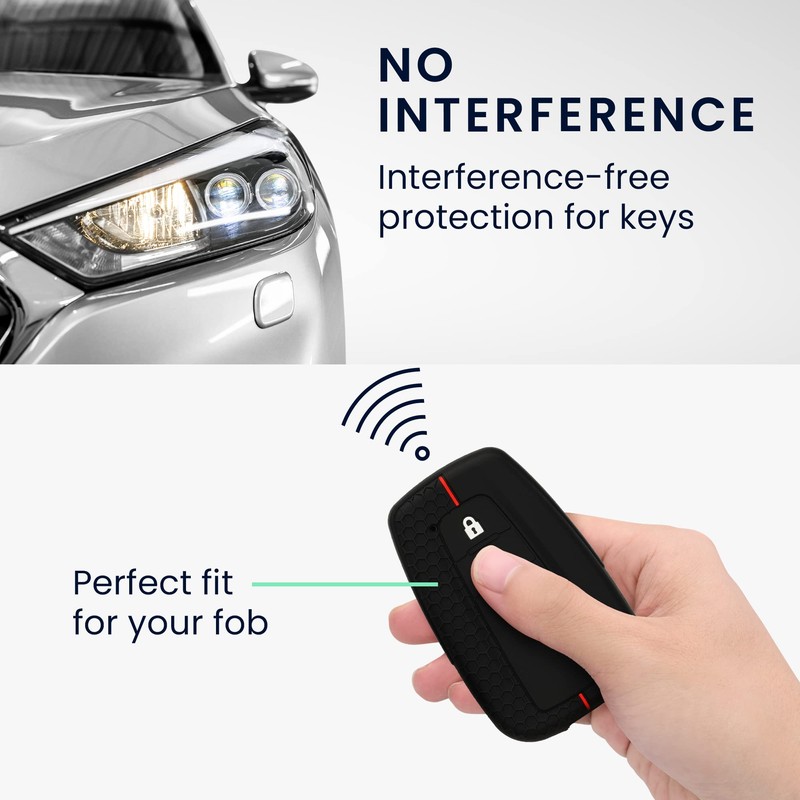 kwmobile Carcasa Compatible con Llavero de Toyota Llave de Coche