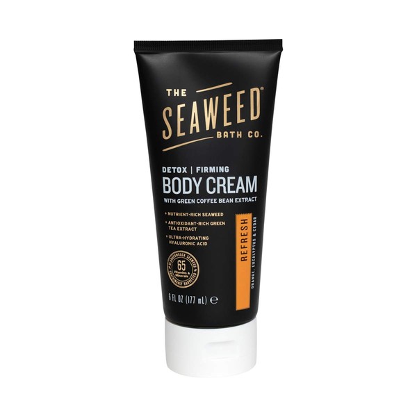 The Seaweed Bath Co.. Orange, Eucalyptus & Cedar Refresh Firming Detox Body Cream, 6 Oz