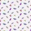 Clothworks Midnight Dreams Rainbow Forest Moths Y4234-2 Light Cream Fabric