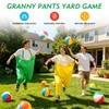Granny Pants Yard Game Set 22-PCS Yellow & Green Team