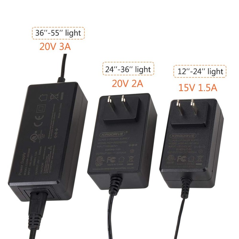 Hygger - Adaptador de luz para acuario (20 V, 3