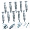 GLEAVI 20pcs Hollow Wall Anchors Expansion Bolts for Drywall Cavity