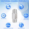 ChillWaves 304 Stainless Steel In-Line Siamese Check Valve 3/8" NPT