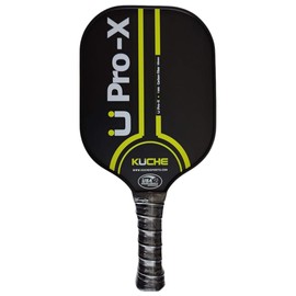 Kuche U PRO-X | T-800 Carbon Fiber Pickleball Paddle - Aramid Honeycomb Core -16MM Thick Sandblasted Surface for Spin & Control - USAPA Approved Pickle Ball Equipment for Men & Women