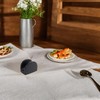 Black Ceramic Napkin Holder Table Napkin Holder 10x6x8cm Elegant Kitchen