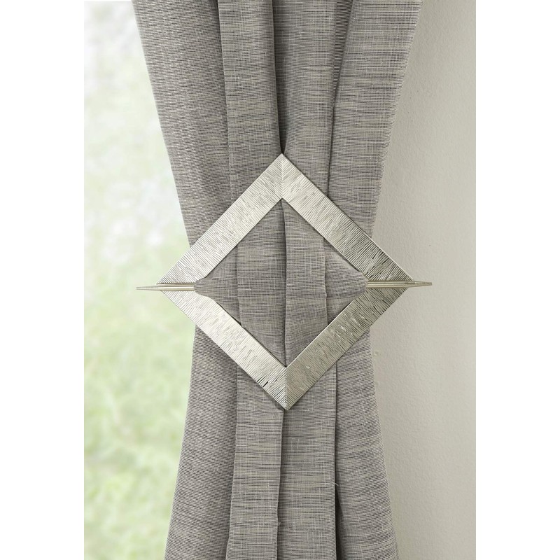 GARDINIA Decorative clip Uranus with rod, curtain tiebacks for decorating/gathering