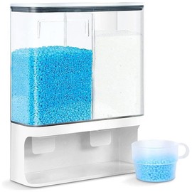 MTSDM Laundry Dispenser, Wall Mounted Scent Boosters Beads Dispenser, Laundry Beads & Powder Organizer