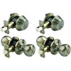 Brinks 2106-109 Ball Style Keyed Alike Entry Knob and Deadbolt