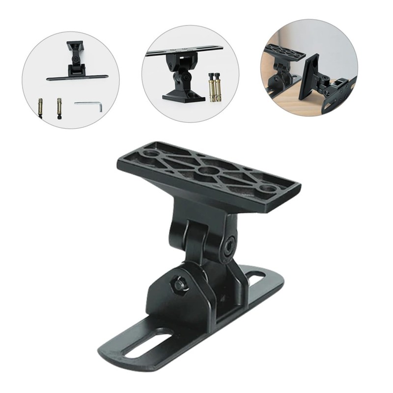 SHINEOFI Rotatable Wall Speaker Shelf Mount Adjustable Center Channel Stand