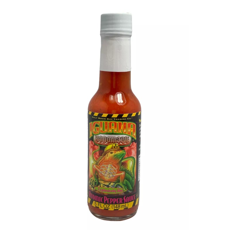 Half Moon Bay Trading Iguana Radioactive Atomic Pepper Sauce Explosively