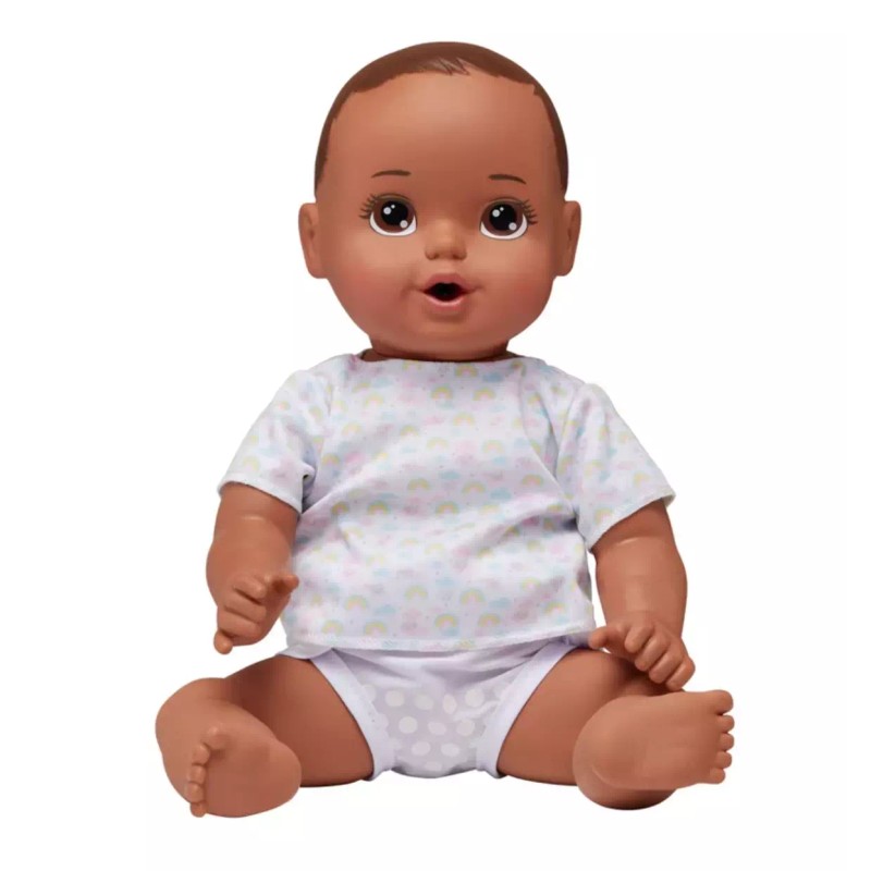 Perfectly Cute Feed & Wet 14” Baby Set - Brunette