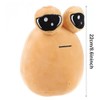 22cm/8.6in Pou Plush,Alien Pou Plush Toy,Kawaii Alien Stuffed Plush Doll