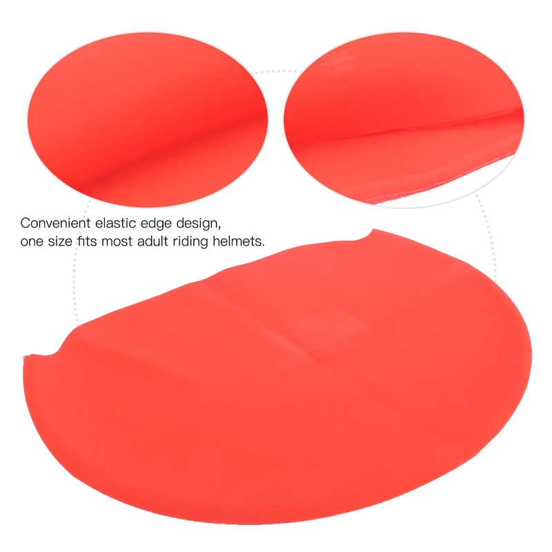 Waterproof Bike Helmet Cover Elastic Silica Gel Cycling Bicycle Helmet
