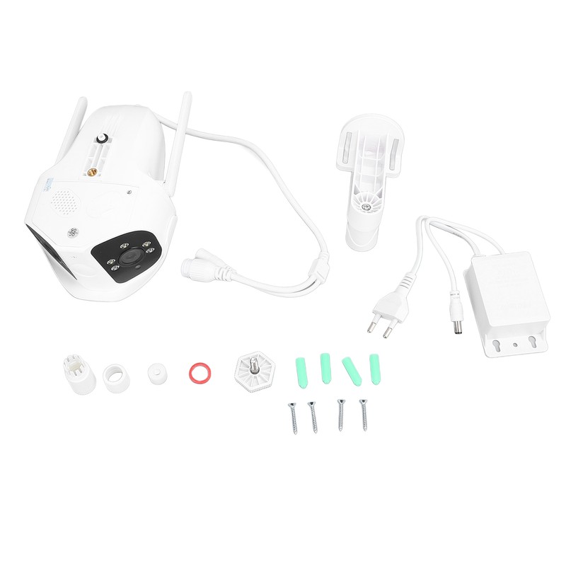 Dual Lens Security Camera 1080P HD 165 Degree Wide Angle