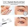 DIY Lash Extension Kit 240pcs Individual Eyelash 10‑16mm Clusters Eyelash